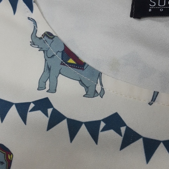 Sugarhill Boutique Elephant Dress Size 4 - Picture 7 of 8